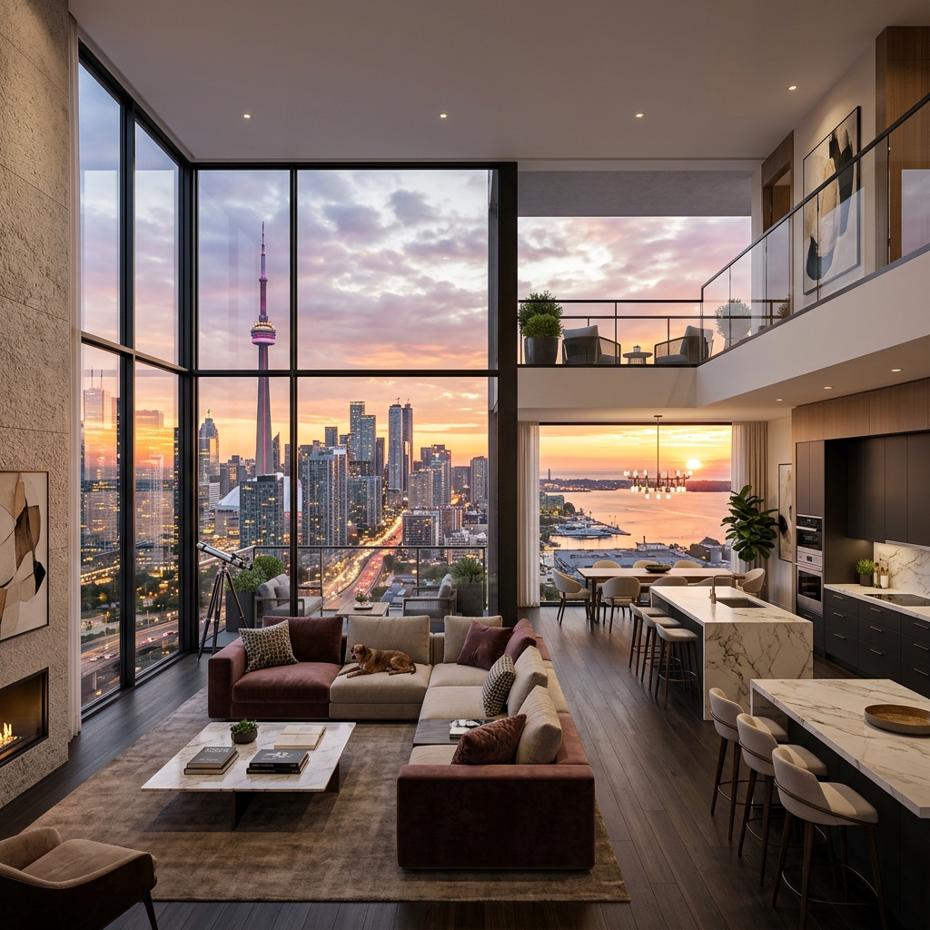 Luxury Canadian Real Estate background